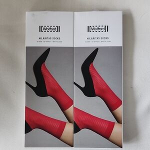 Wolford Hilaritas Socks NWT